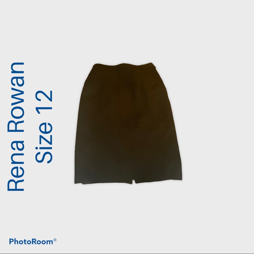 Pencil Skirt - Chocolate Brown- Wool